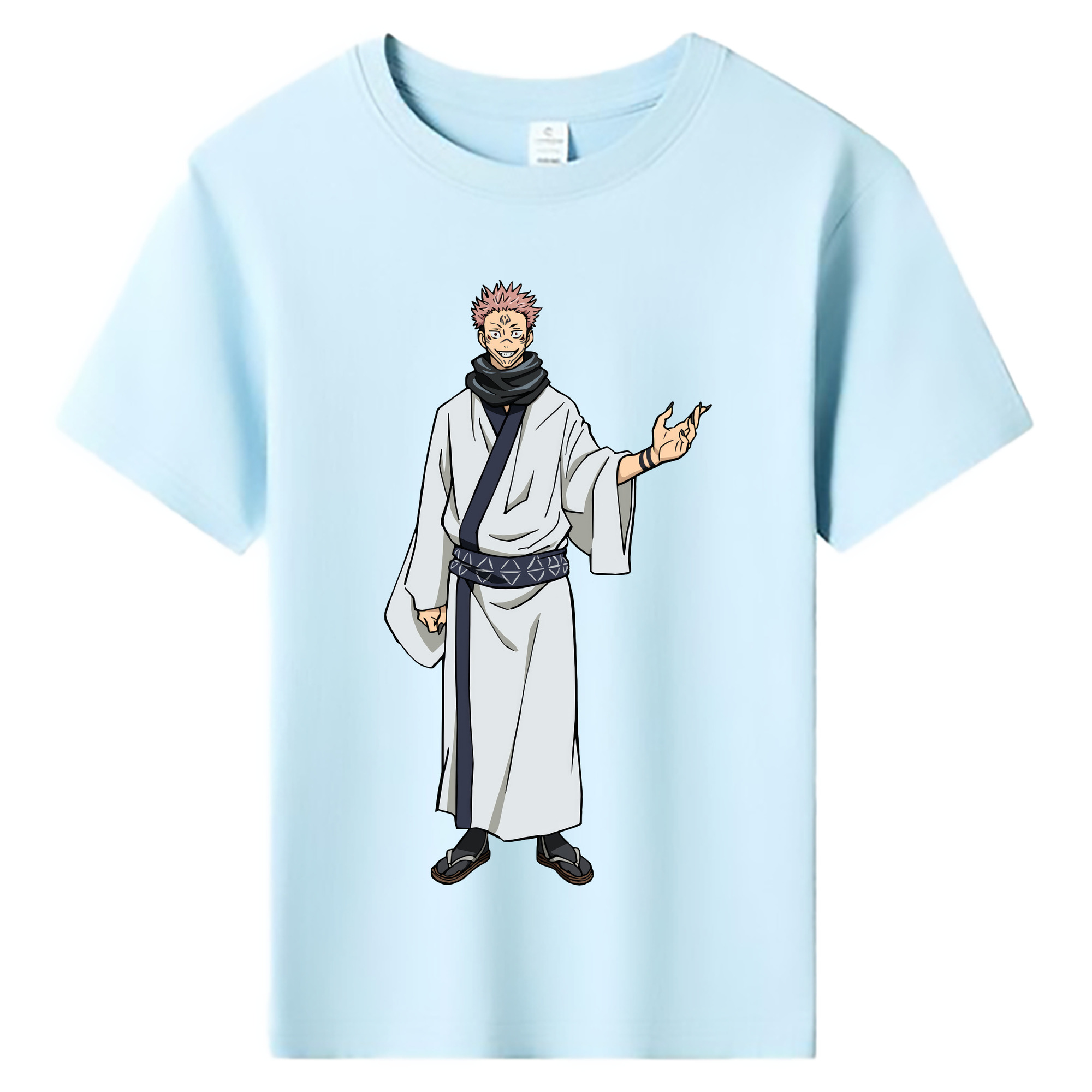 （画像用） 呪術廻戦 Jujutsu Kaisen 綿100％キッズTシャツ（フロントプリント）